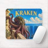 Kraken, Gothic Fantasy Monster Mousepad (Mit Mouse)