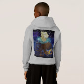 Kraken Groß und Caravella Hoodie (Schwarz voll)