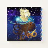 Kraken Groß und Caravella Notizblock (Rückseite)