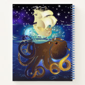 Kraken Groß und Caravella Notizblock (Rückseite)