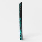 Kraken-grüne Hälfte Case-Mate iPhone Hülle (Hinten/Links)