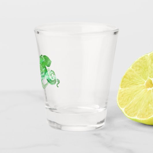 Kraken Grüner Schuh Schnapsglas (Rechts)