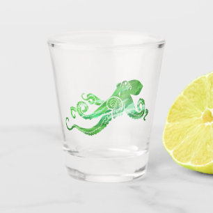 Kraken Grüner Schuh Schnapsglas