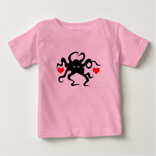Kraken-Herz Baby T-shirt