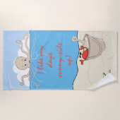 Kraken, Hummer, Strandtage Strandtuch (Vorderseite)