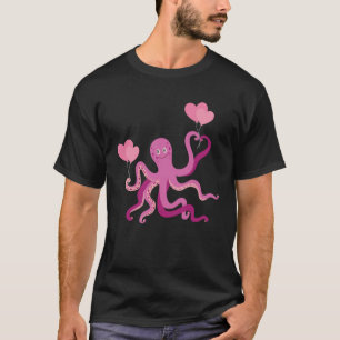 Kraken I Kraken Herz I Tentakles Meerestiere T-Shirt