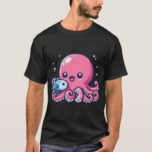Kraken isst Fisch T-Shirt