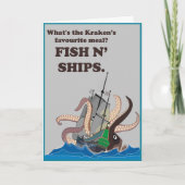 KRAKEN JOKE. KARTE (Vorderseite)