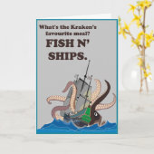 KRAKEN JOKE. KARTE (Gelbe Blume)