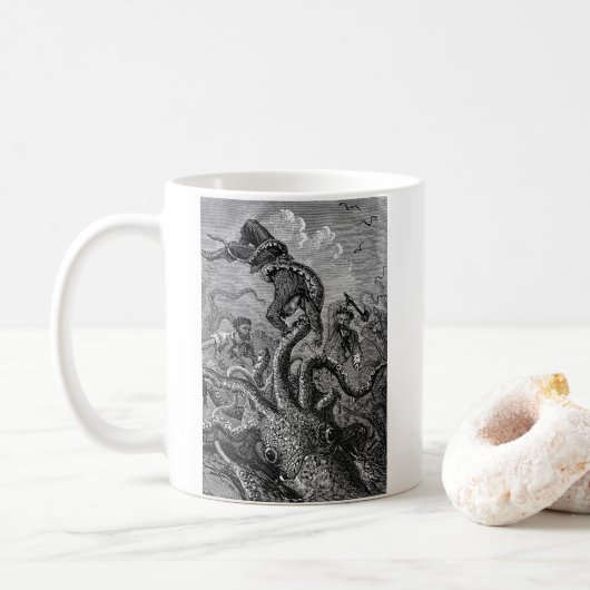 Kraken Kaffeetasse (Mit Donut)