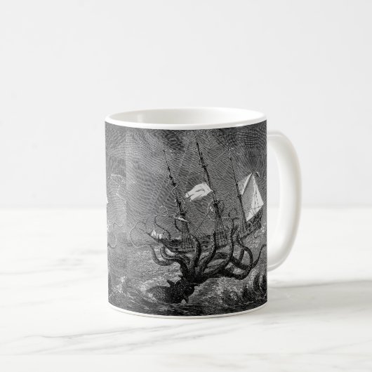 Kraken Kaffeetasse (VorderseiteRechts)