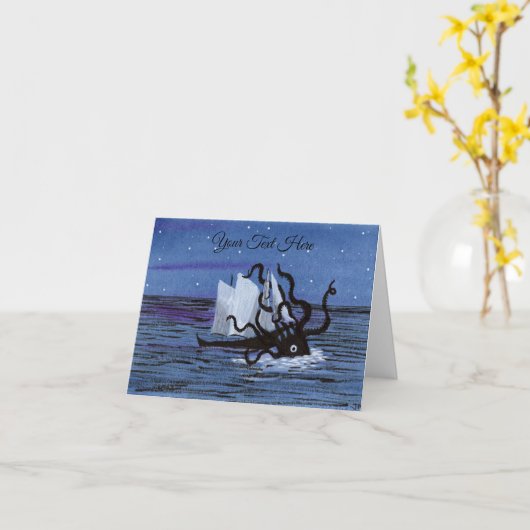 Kraken Karte (Gelbe Blume)