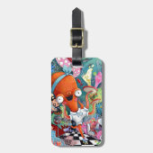 Kraken-Kellnerin im Unterwasserstraßen-Bar Gepäckanhänger (Vorderseite vertikal)