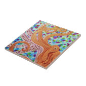 Kraken-Keramik-Fliesenillustration Fliese (Seite)