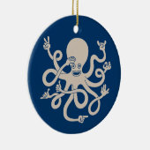 Kraken Keramik Ornament (Rechts)
