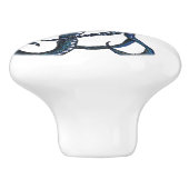 Kraken-Keramik-Tür-Griff Keramikknauf (Seitenansicht)