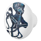 Kraken-Keramik-Tür-Griff Keramikknauf (Rechts)