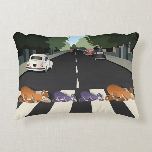 Kraken-Kissen Dekokissen (Vorderseite)