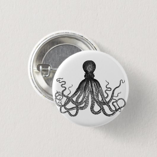 Kraken-Knopf Button (Vorne & Hinten)