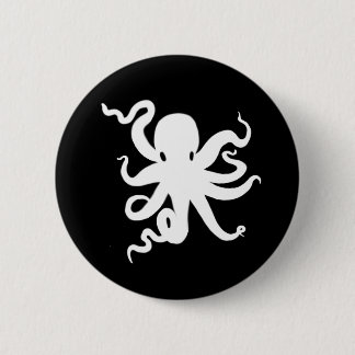 Kraken-Knopf des kleinen Kraken-Tintenfischs Button