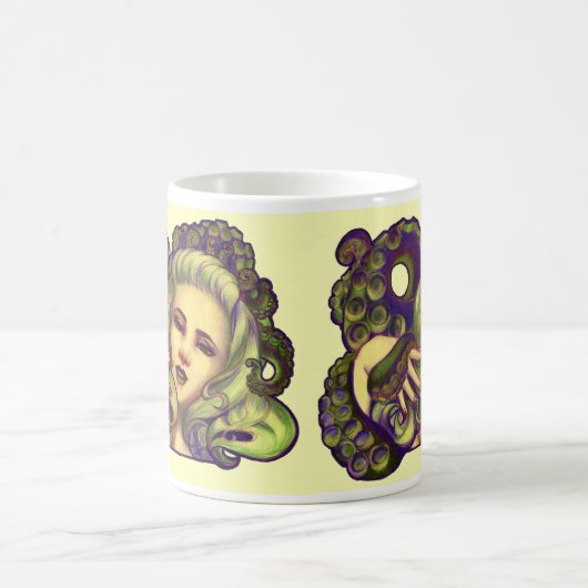 Kraken-Königin Kaffeetasse (Mittel)