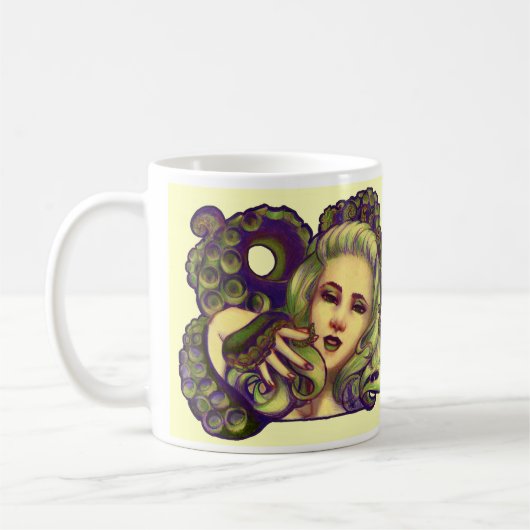 Kraken-Königin Kaffeetasse (Links)