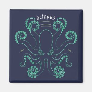 Kraken-Kopffüßer-Tentakeln Magnet