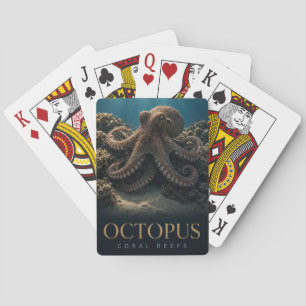 Kraken Korallenriffe Wildlife TIER Spielkarten