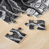 Kraken/Krake Eatting ein Piraten-Schiff, Puzzle (Seite)