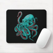 Kraken Krake Mousepad (Mit Mouse)