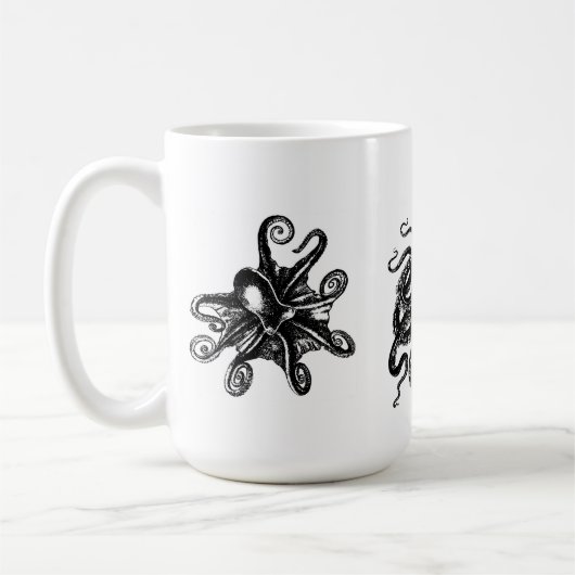 Kraken Kraken-Tassenschale für Steampunk Cthulu Kaffeetasse (Links)