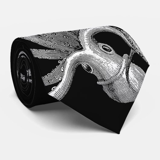 Kraken Krawatte (Gerollt)