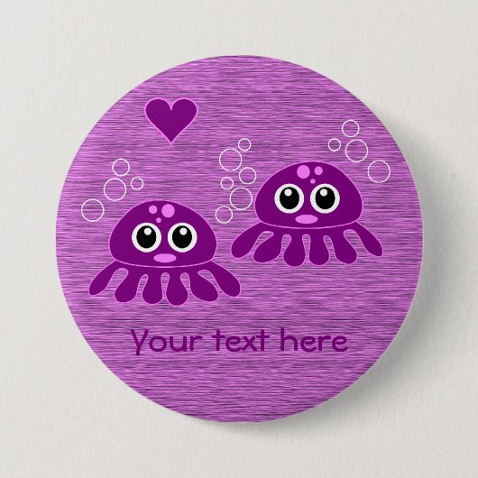 Kraken-Liebegewohnheitsknopf Button (Vorderseite)