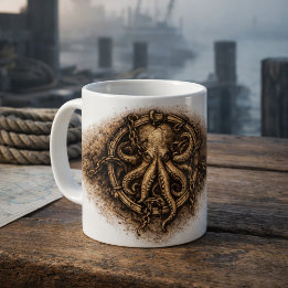 Kraken Mark Pirate Sigil Kaffeetasse