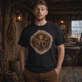 Kraken Mark Pirate Sigil T-Shirt