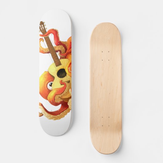 Kraken-Marmeladen-Skateboard Skateboard (Vorderseite)