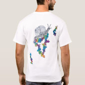 Kraken mit Kristallfronten und T - Shirt mit Schne (Rückseite)