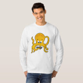 Kraken mit Laptop T-Shirt (Vorne ganz)