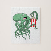 Kraken mit Popcorn Puzzle (Vertikal)