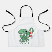 Kraken mit Popcorn Schürze (Vorderseite)