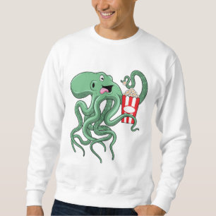 Kraken mit Popcorn Sweatshirt