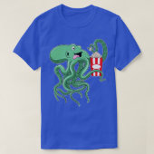 Kraken mit Popcorn T-Shirt (Design vorne)