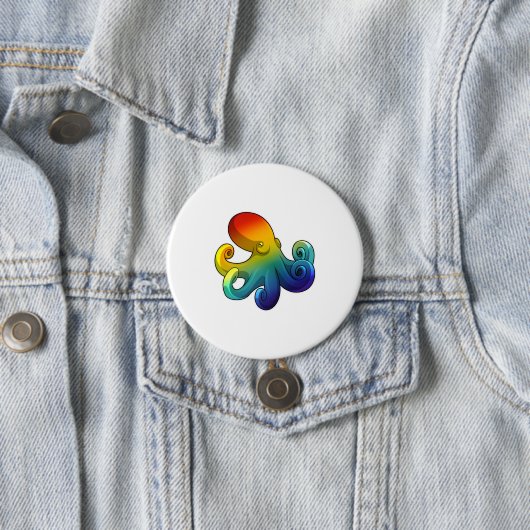 Kraken mit Regenbogen Button (Beispiel)