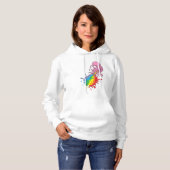 Kraken mit Regenbogen Hoodie (Vorne ganz)