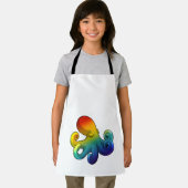 Kraken mit Regenbogen Schürze (Insitu)