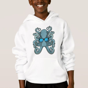 Kraken mit Sonnenbrille Hoodie