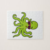 Kraken mit Sonnenbrille Puzzle (Horizontal)
