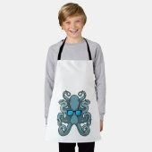 Kraken mit Sonnenbrille Schürze (Getragen)