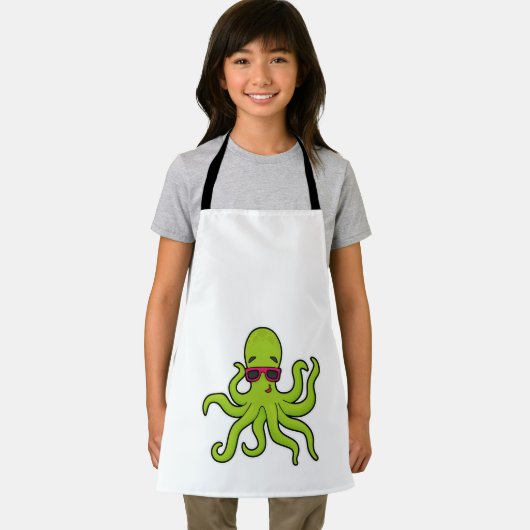 Kraken mit Sonnenbrille Schürze (Insitu)