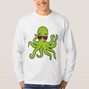Kraken mit Sonnenbrille T-Shirt